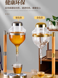 Japanese Style Sake Warmer and Chiller Set with Ice Drip Design