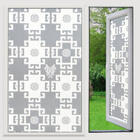 Self-Adhesive Frosted Privacy Window Film for Bathroom and Balcony, Light Transmitting Opaque Glass Sticker