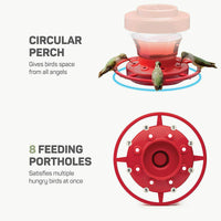 Outdoor Waterproof Hanging Bird Feeder for Wild Birds