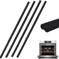 Food-Grade Silicone Oven Rack Edge Protector Strips - Heat Resistant Anti-Scald Guards for Oven Racks