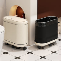 Slim Trash Can with Lid for Home, Large Capacity, Luxury Design, for Bathroom, Living Room, Kitchen, Bedroom