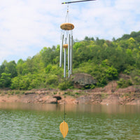 Wooden Aluminum Tube Wind Chime for Home Decor and Gifts