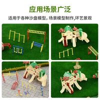 Miniature Playground Slide Model for DIY Micro Landscape Decor