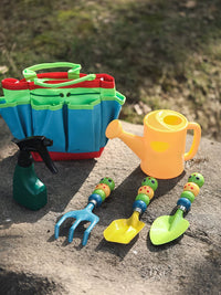 Kids' Caterpillar Garden Tool Set with Shovel, Rake, and Watering Can for Outdoor Play