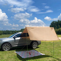 Car Side Awning Tent Portable UV Protection for Outdoor Camping Travel