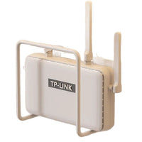 Wall-Mounted Router and Set-Top Box Storage Shelf with Cable Management