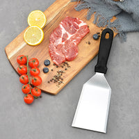 Stainless Steel BBQ Grill Tool Set Outdoor Cooking Utensil Kit Spatula Steak Flipper Teppanyaki