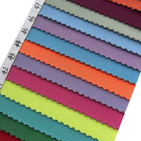 Knitted Polyester-Spandex Ladder Rib Fabric for Autumn/Winter Apparel, Gloves, and Bags - 300gsm