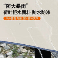 Large Blackout Vinyl Canopy Tent for Outdoor Camping, Sunshade, and Rain Protection