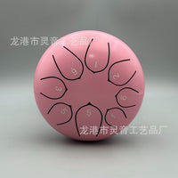 6-inch 8-Note Steel Tongue Drum for Meditation and Relaxation