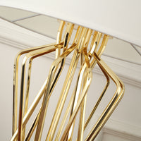 Modern Creative Metal Stand Table Lamp with Marble Base for Living Room Bedroom Hotel Decor