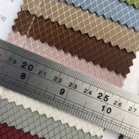Waterproof Oxford Fabric with Twill Diamond Pattern and PU Coating for Bags