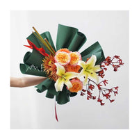 Solid Color Waterproof Floral Wrapping Paper for DIY Bouquets