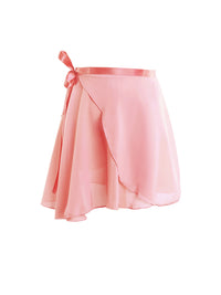 Adult Ballet Practice Skirt Chiffon Wrap Skirt with Tie for Dance Training