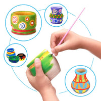 Kids' Electric Pottery Wheel Kit with Clay and Tools for DIY Crafting