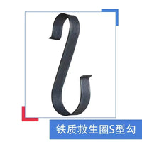Multifunctional Marine Lifebuoy Hanger Bracket with S-Hooks