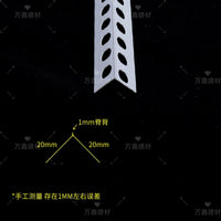 PVC Corner Protector Strip for Wall Decoration and Collision Prevention, Plastering Corner Line Plastic Corner Guard Wholesale