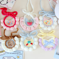 10cm/20cm Cotton Doll Clothes Set with Bib for Highland Cow Plush
