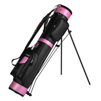 TTYGJ Lightweight Golf Stand Bag for Men and Women, PU Leather Half Set Club Carry Bag