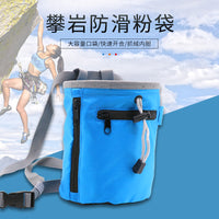Ansu Outdoor Rock Climbing Chalk Bag with Adjustable Waist Belt for Sweat Absorption and Anti-Slip Grip