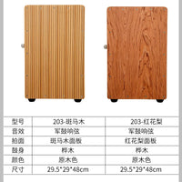 Snare Cajon Drum for Beginners and Performers, Zebrawood/Rosewood Frontplate