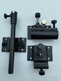 Aluminum-Magnesium Alloy Fishing Chair Accessories Set (Rod Holder, Keepnet Holder, Bait Tray)