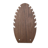 Walnut Wood Jewelry Necklace Display Stand Pendant Holder Vintage Large Capacity Organizer