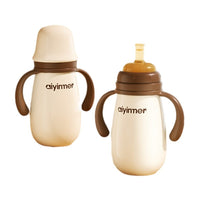 Infant 316 Stainless Steel Insulated Sippy Cup with Straw for Babies and Toddlers, Small Capacity Travel Milk Bottle