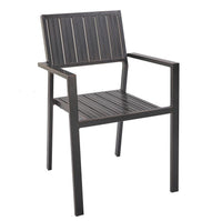 Outdoor Cast Aluminum Bistro Table and Chairs Set for Patio, Cafe, and Garden