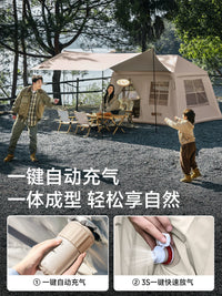 Explorer Cloud Build 6.0 Automatic Inflatable Tent for Outdoor Camping and Overnight Stays