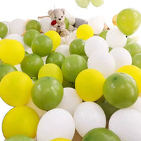 Green Forest Graduation Balloons for Kids - Thickened Non-toxic Retro Outdoor Spring Party Decoration