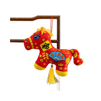 2026 Year of the Horse Plush Toy Zodiac Paper-cut Horse Figurine