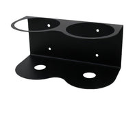 Wall-Mounted Spray Bottle Holder Heavy-Duty Metal Storage Rack for Garage & Workshop