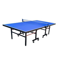 Foldable Indoor Table Tennis Table Standard Size with Wheels for Home Use