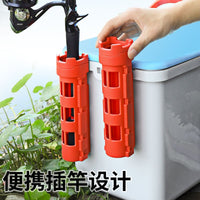 Multifunctional Thickened Fishing Box with Seat and Rod Holder, Lightweight for Outdoor Fishing