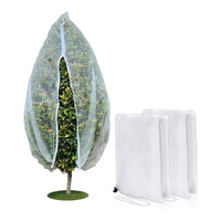 Garden Plant Insect Net Cover with Drawstring and Zipper for Greenhouse Fruit Trees Bird Protection