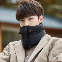 Men's Winter Cycling Neck Warmer - Windproof Thermal Scarf for Motorcycle Riding