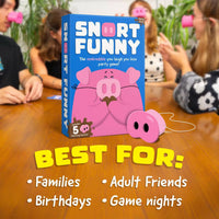 Family Game Set: Laugh and Lose Challenge for Kids and Adults