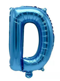 16-inch Blue Alphabet A-Z and Number 0-9 Foil Balloon Set for Birthday Party Decoration