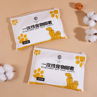 Disposable Waterproof Dog Booties for Small to Medium Dogs, Anti-Slip Paw Protectors with Straps