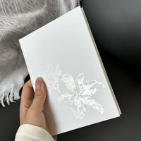 Premium Hardcover Lily Notebook B6 Thick Blank Pages for Students and Artists