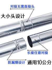 Thickened Stainless Steel Chimney Pipe Elbow for Wood Stoves and Heaters