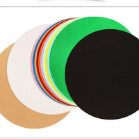 Round Cardboard Hard Colored Painting Thick A4 Handmade Paper 4K 8K Black White Kraft Art Pencil Hand-drawn Sketch Paper