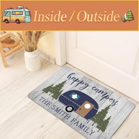 American Style Outdoor Portable Camping Doormat Entrance Dirt-Resistant Wear-Resistant Floor Mat