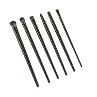 6-Piece Eye Makeup Brush Set with Soft Bristles for Eyeshadow, Eyeliner, and Detail Work