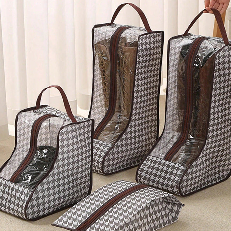 Boot Dust Cover Storage Bag for Home and Travel, Portable Moisture-proof Shoe Organizer