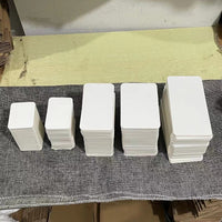 Blank White Cardstock Flashcards for Learning and DIY Projects, 100-Count