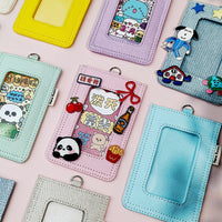 Korean Style Canvas ID Card Holder Wallet for Students and Professionals