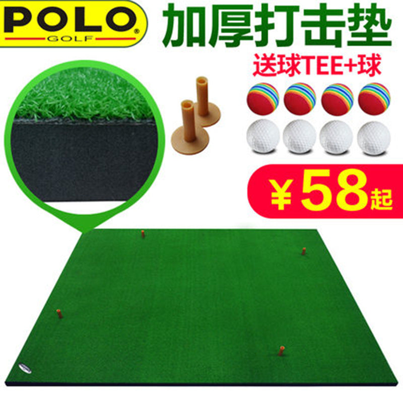 TTYGJ Golf Hitting Mat Thickened Practice Pad for Indoor/Outdoor Swing Training