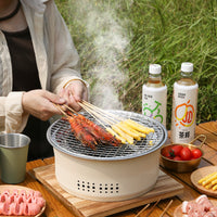 Portable Outdoor Charcoal Grill Set for Picnic and Home Use - Complete BBQ Stove Kit